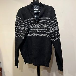 Men’s medium flannel lined sweater